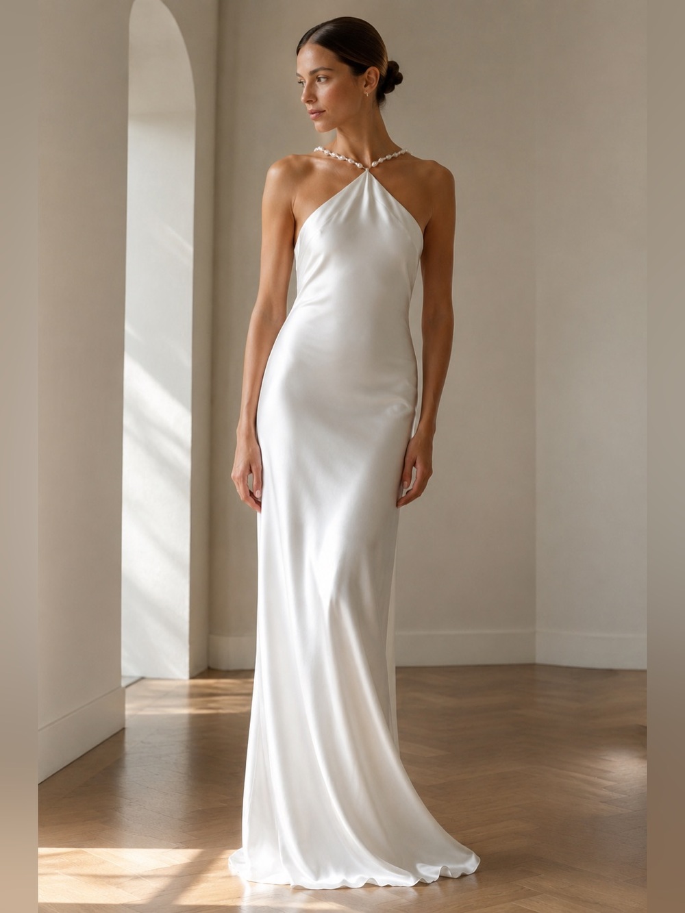 NWT Staud Cadence Dress in Pearl Size 4 - Picture 4 of 16